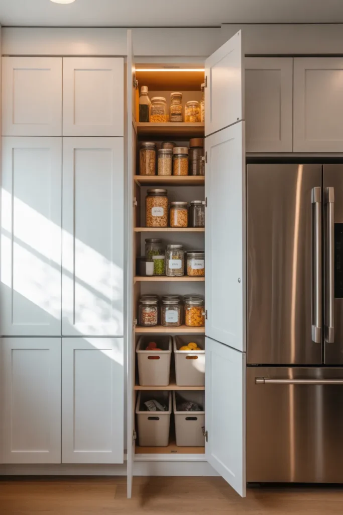 Appliance Side Hidden Pantry