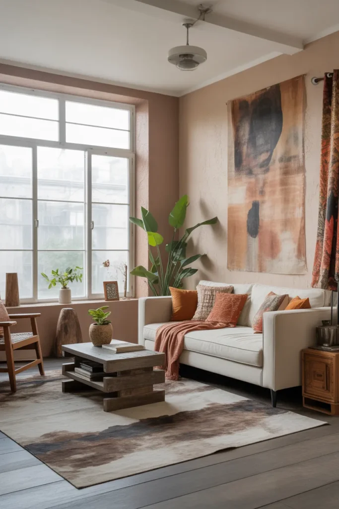 Artistic Boho Living Room