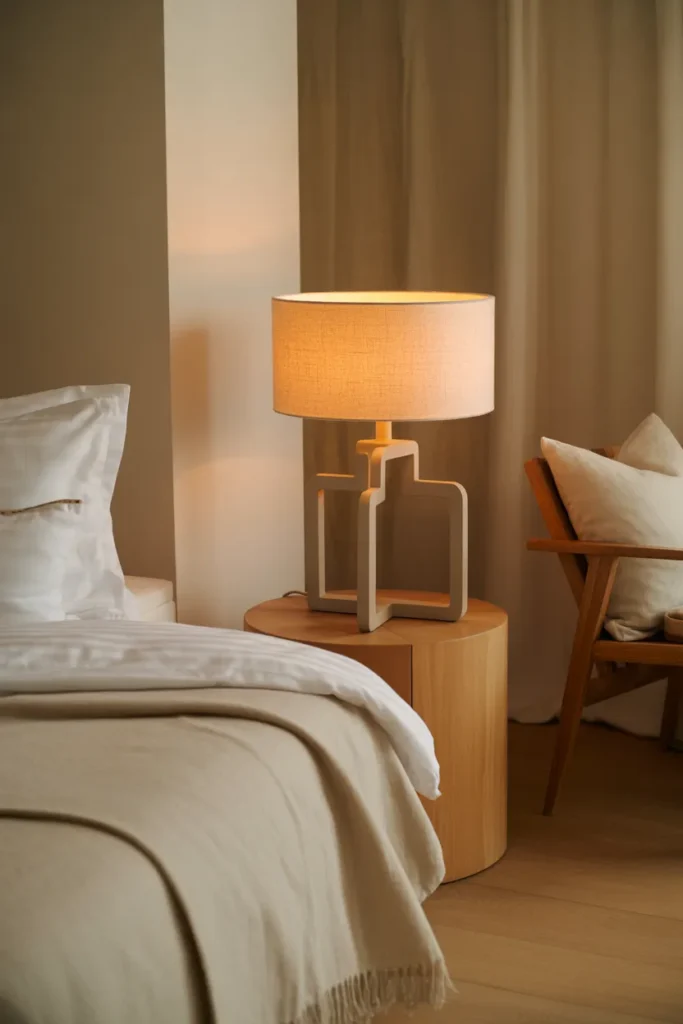 Bedside Lamp With Calm Presence