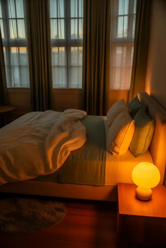 Bedside Lamp With Soft Glow Control