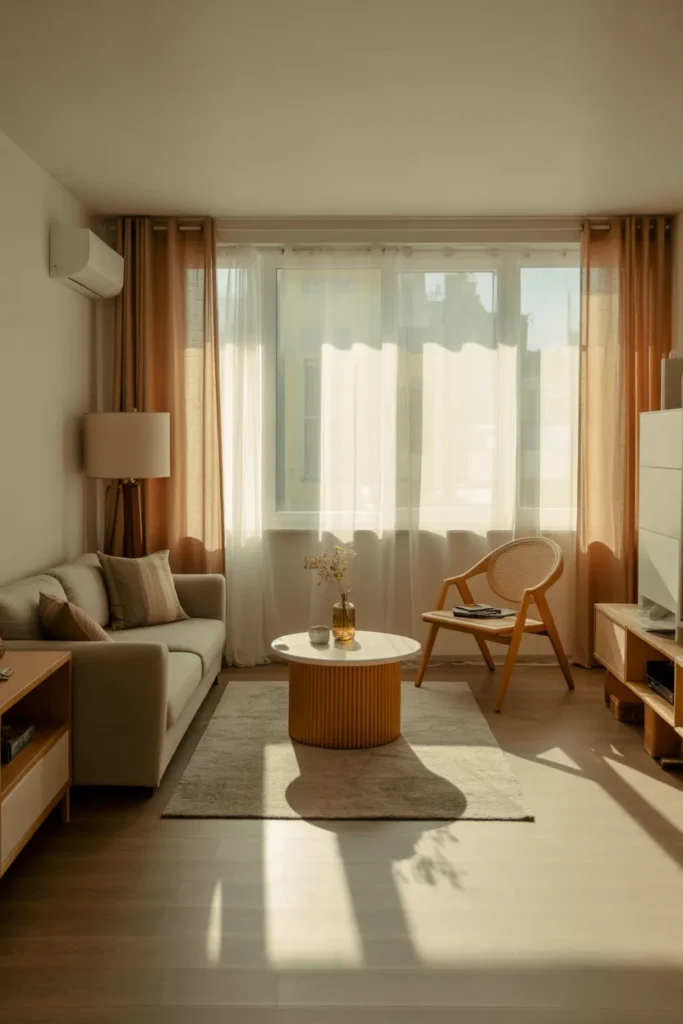 Bright Natural Light Living Room