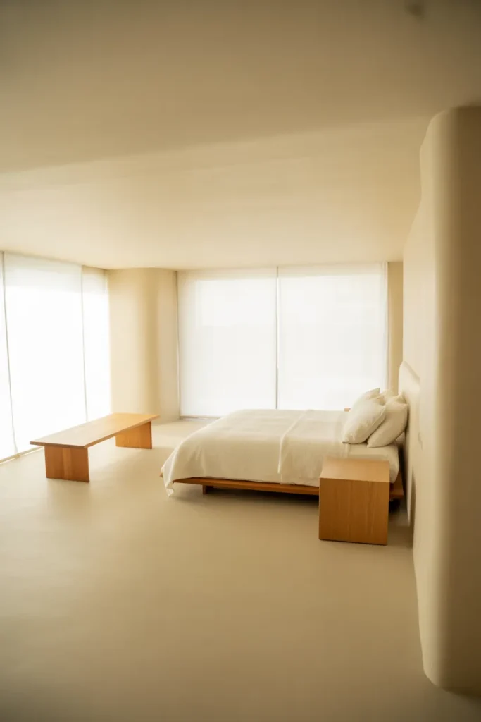 Clean White Bedroom