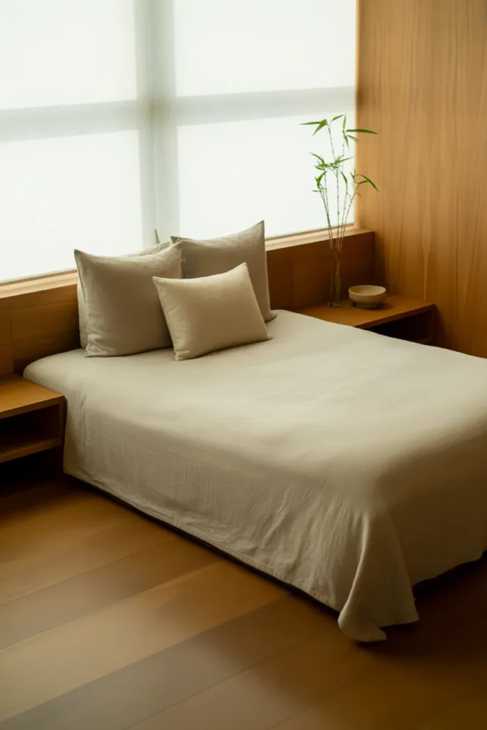 Compact Zen Bedroom
