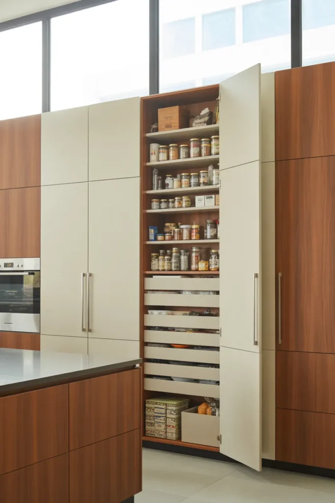 Integrated Wall Pantry Cabinet