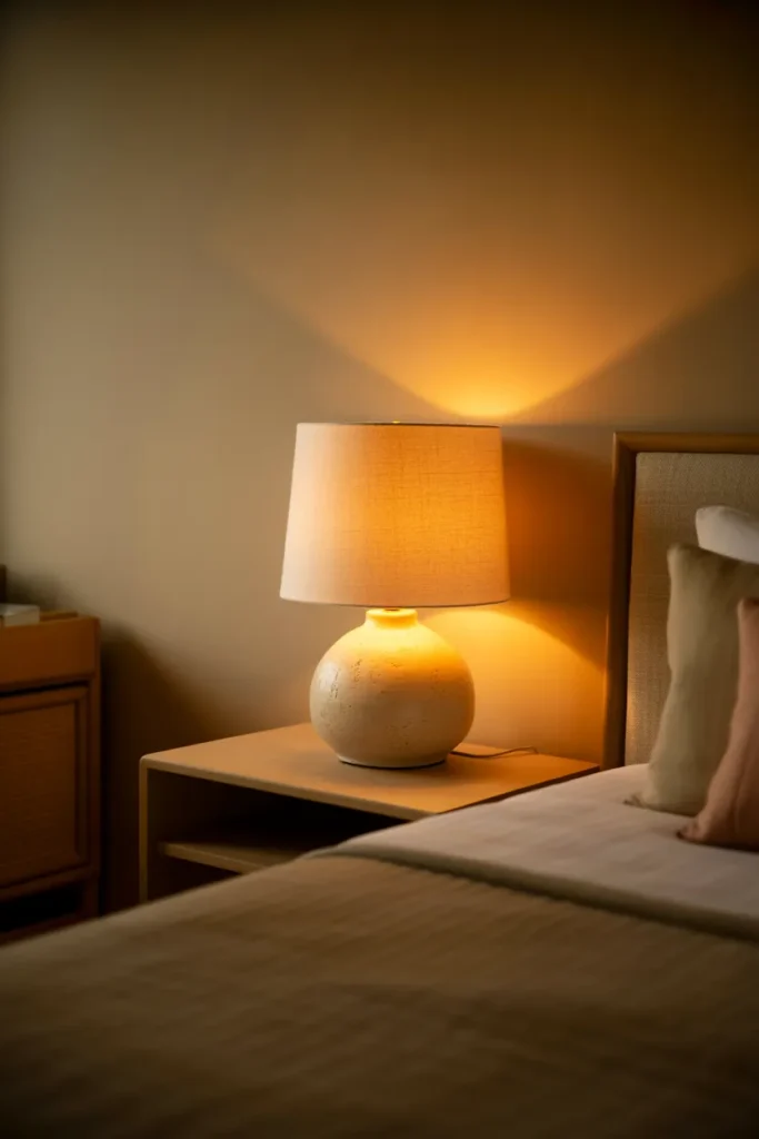 Lamp With Subtle Texture