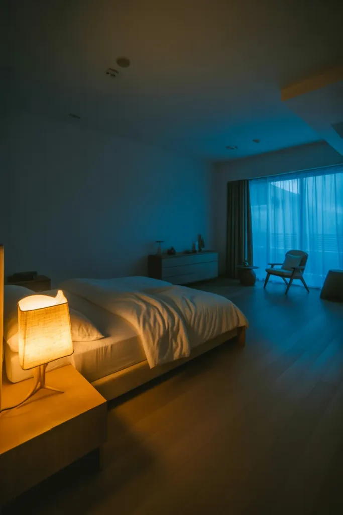 Layered Lighting Bedside Lamp
