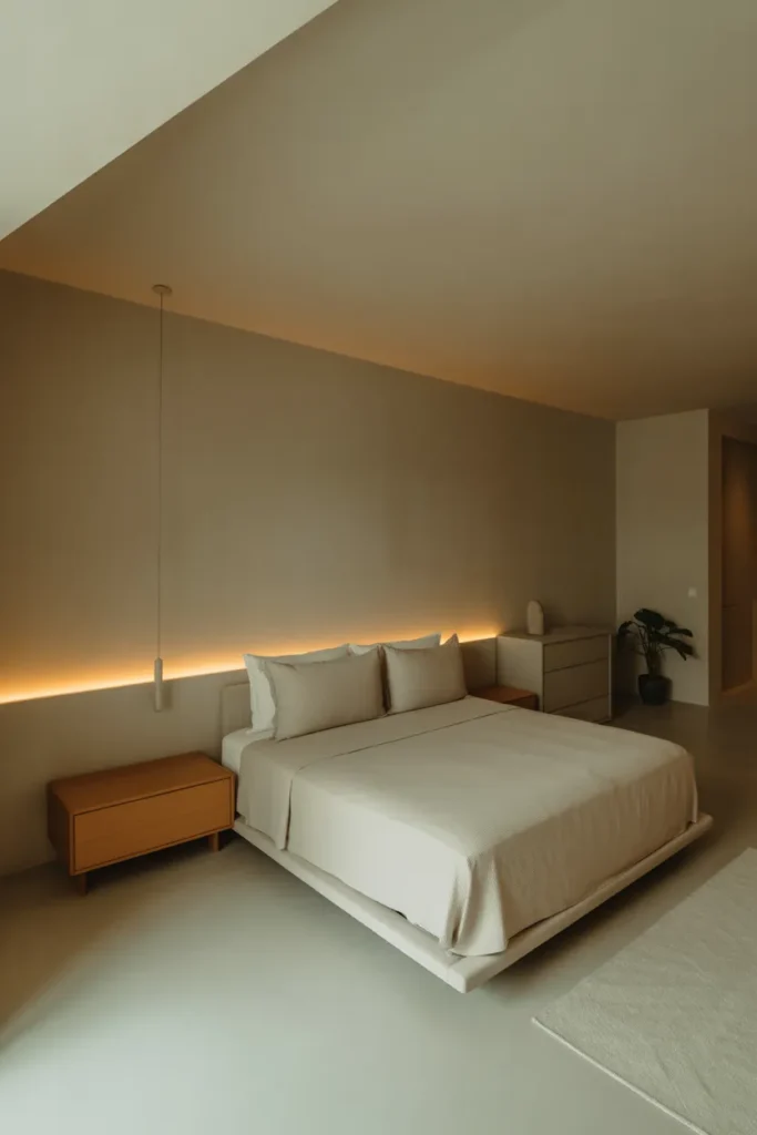 Modern Neutral Sleep Space