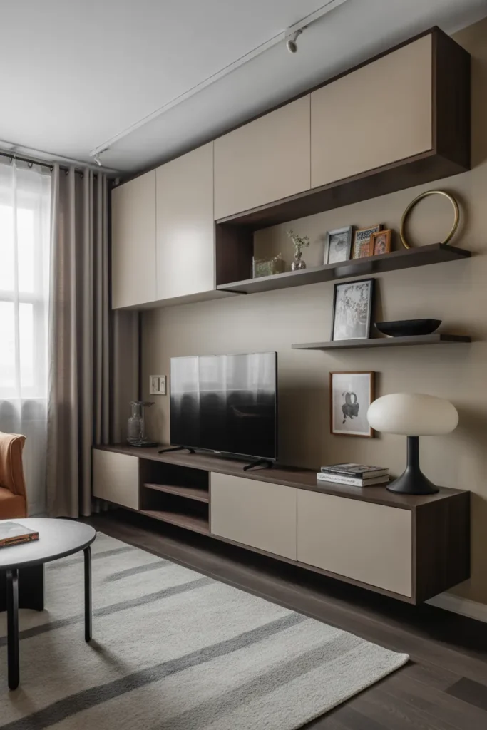 Wall Mounted Storage Living Room