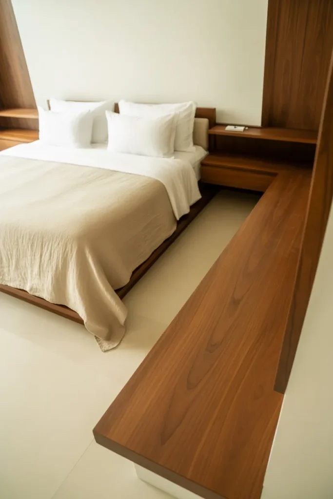 Warm Minimal Guest Bedroom