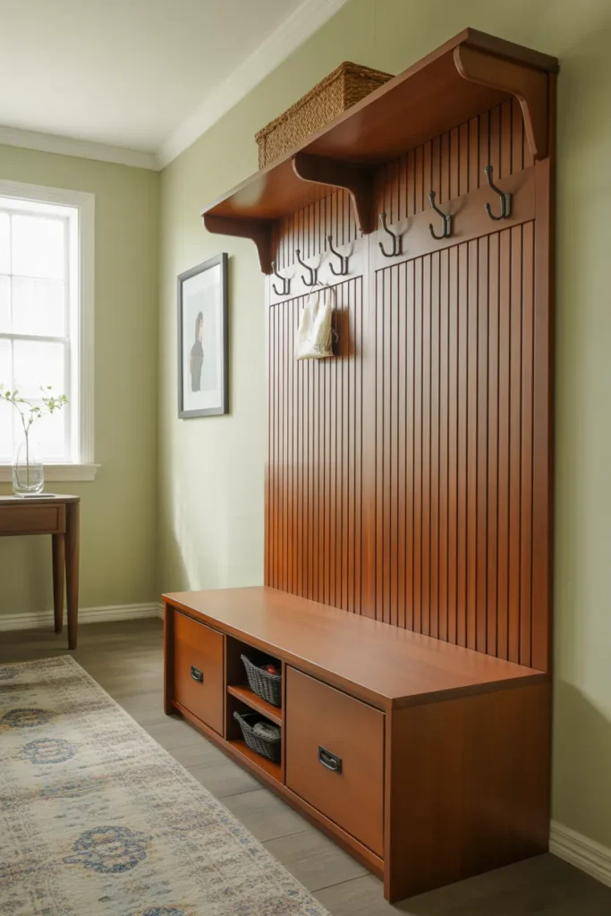 Hall Tree Entryway Makeover Ideas for Organized Spaces