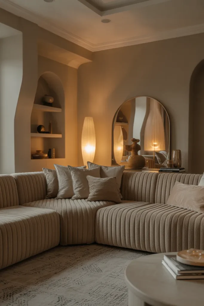 Plush Corner Nest Sectional