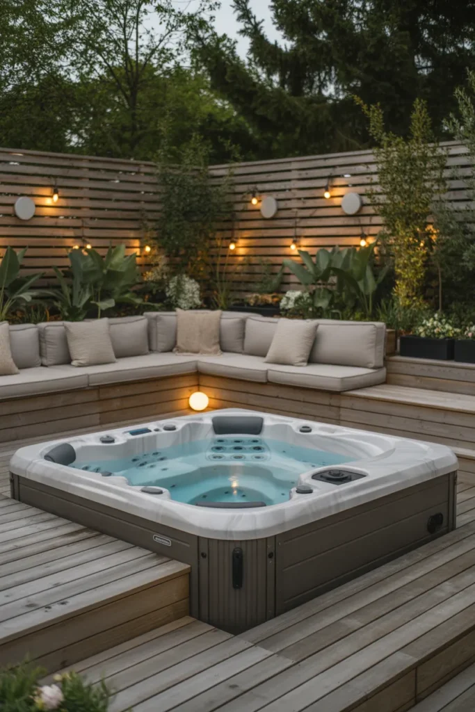 Back Patio Ideas 2026 with Hot Tub