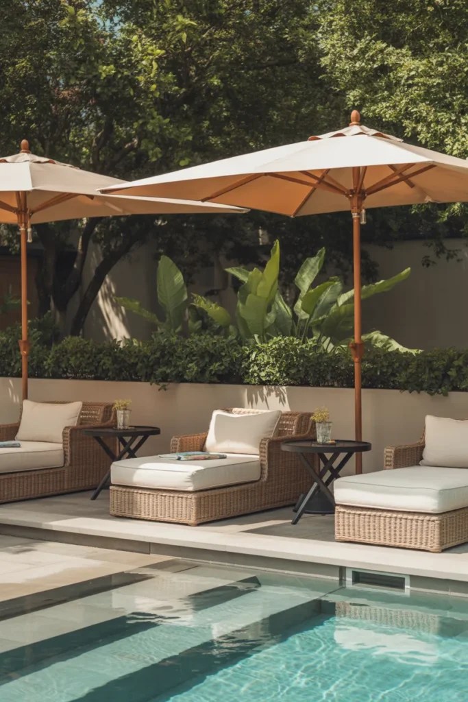 Back Patio Ideas 2026 with Poolside Seating