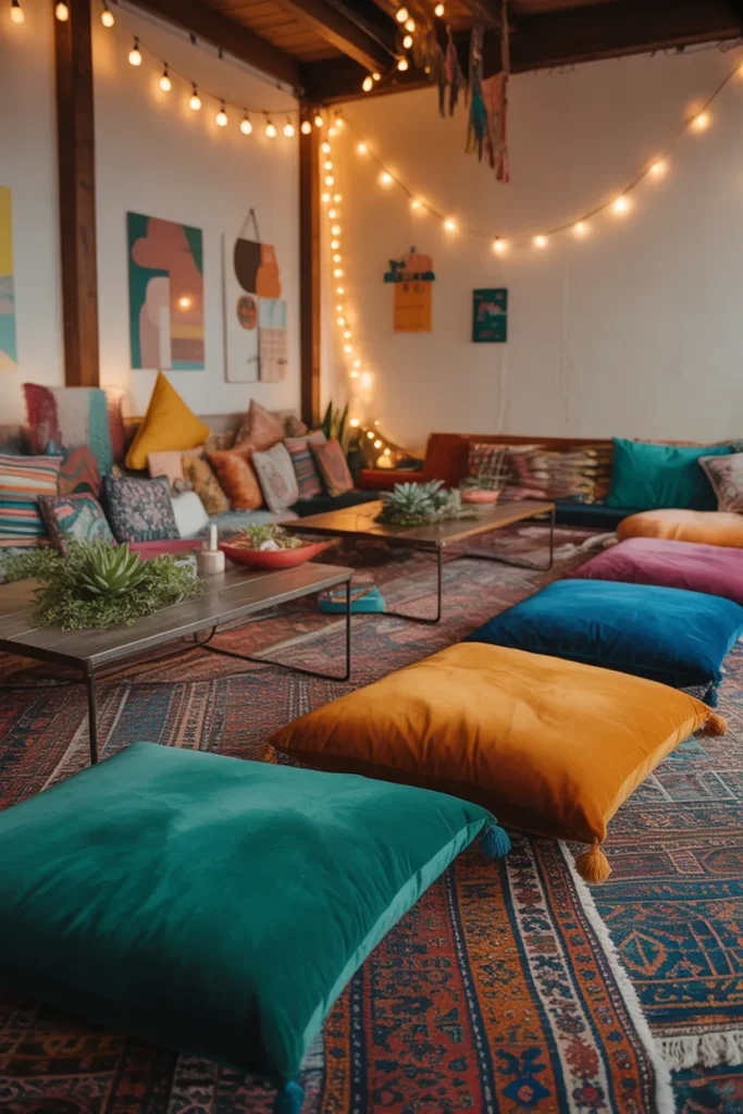 Colorful Floor Lounge Party