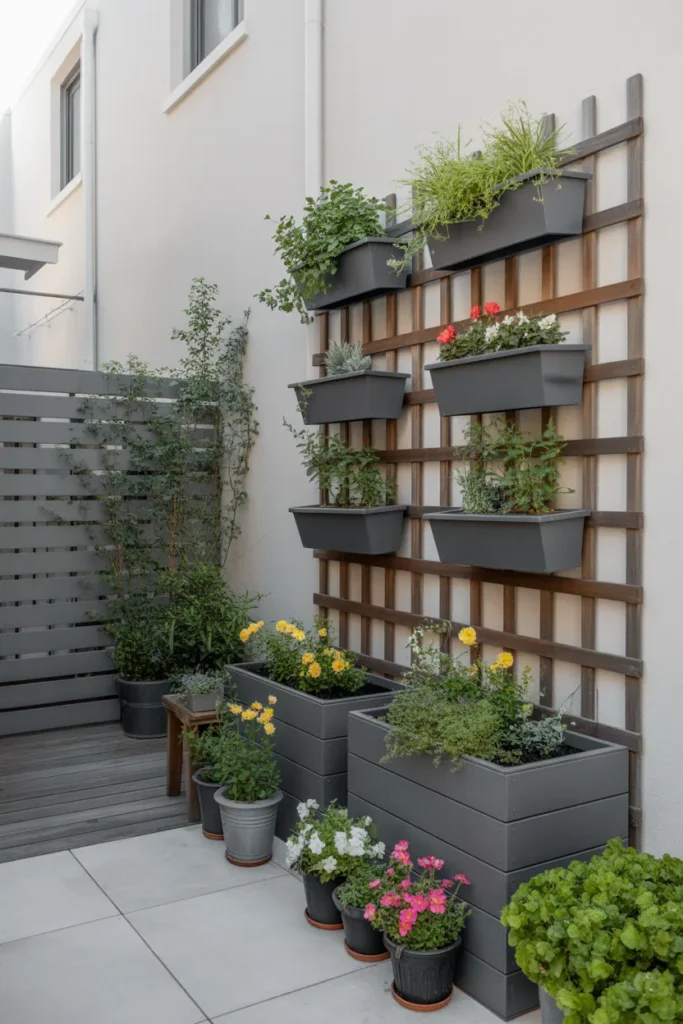 Flower Garden Ideas for Small Backyards Using Height