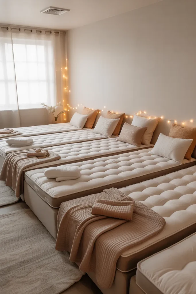 Matching Mattress Row Setup