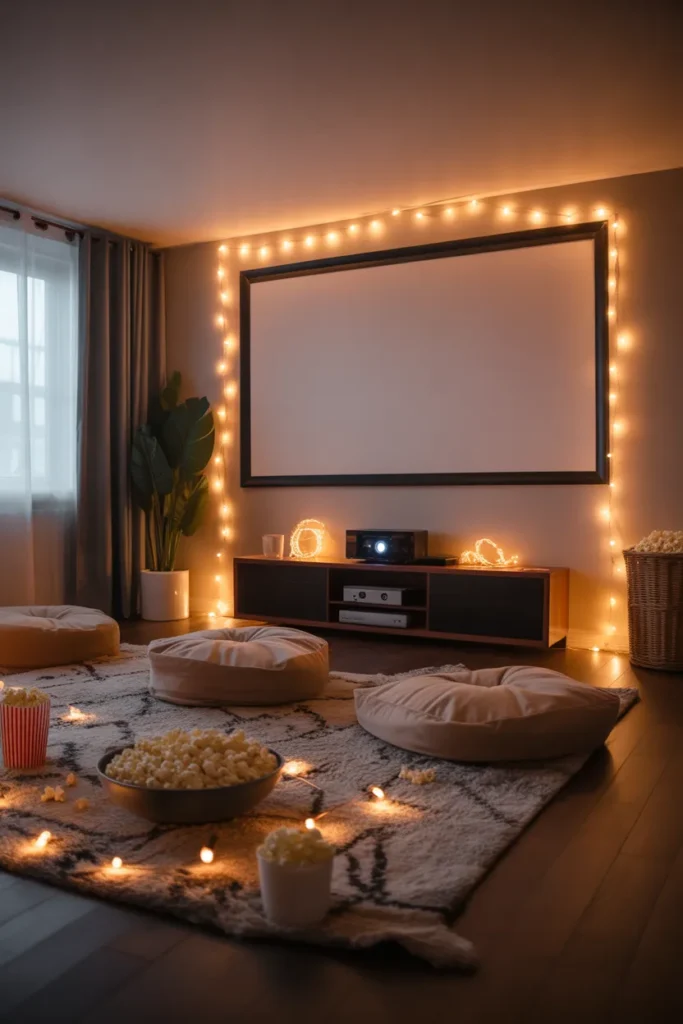 Movie Night Floor Theater